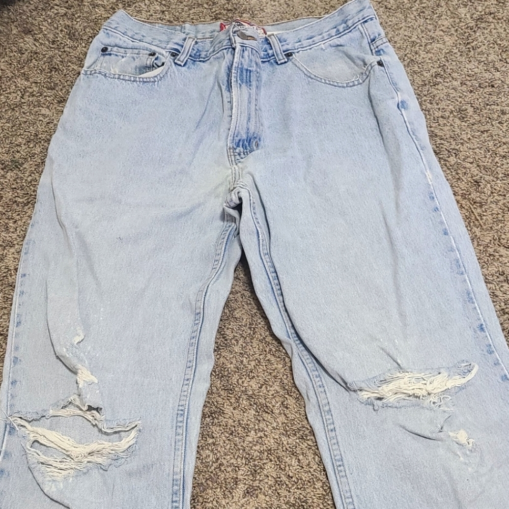 Vintage distressed old navy denim jeans